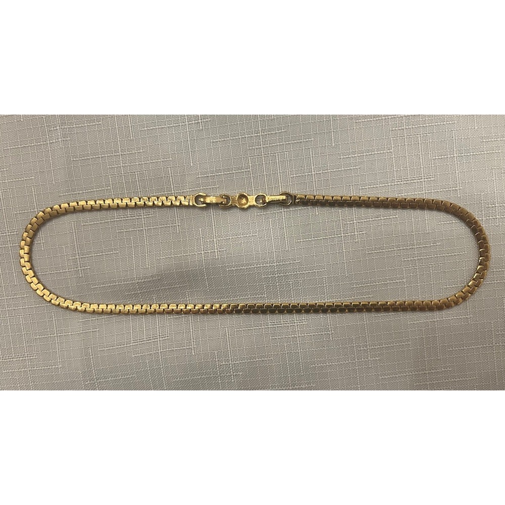 Monet Necklace Gold Tone 16.5" Length‎